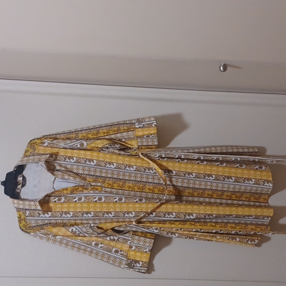 Womens Mlle Gabrielle 3x  golden yellow dress (super stretchy)